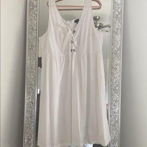 Lovely White Cotton Dress